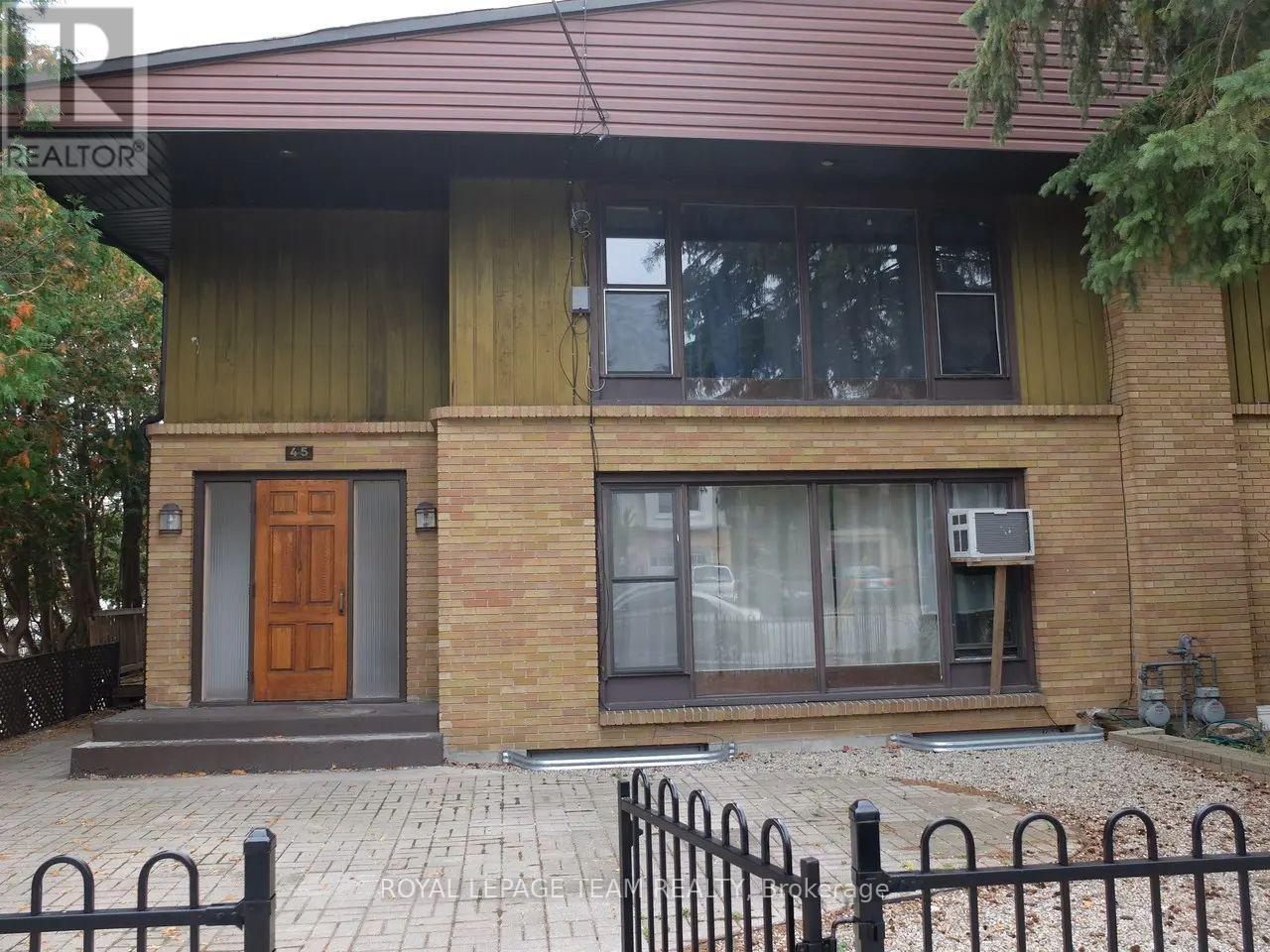 UNIT B - 45 RIVERDALE AVENUE, Ottawa, Ontario