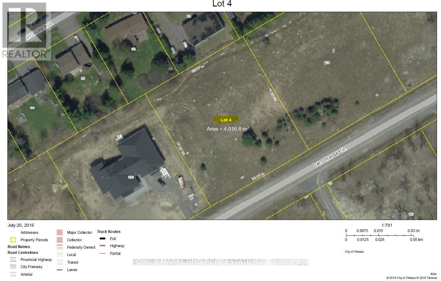 LOT 4 ONASSA CIRCLE, Ottawa, Ontario