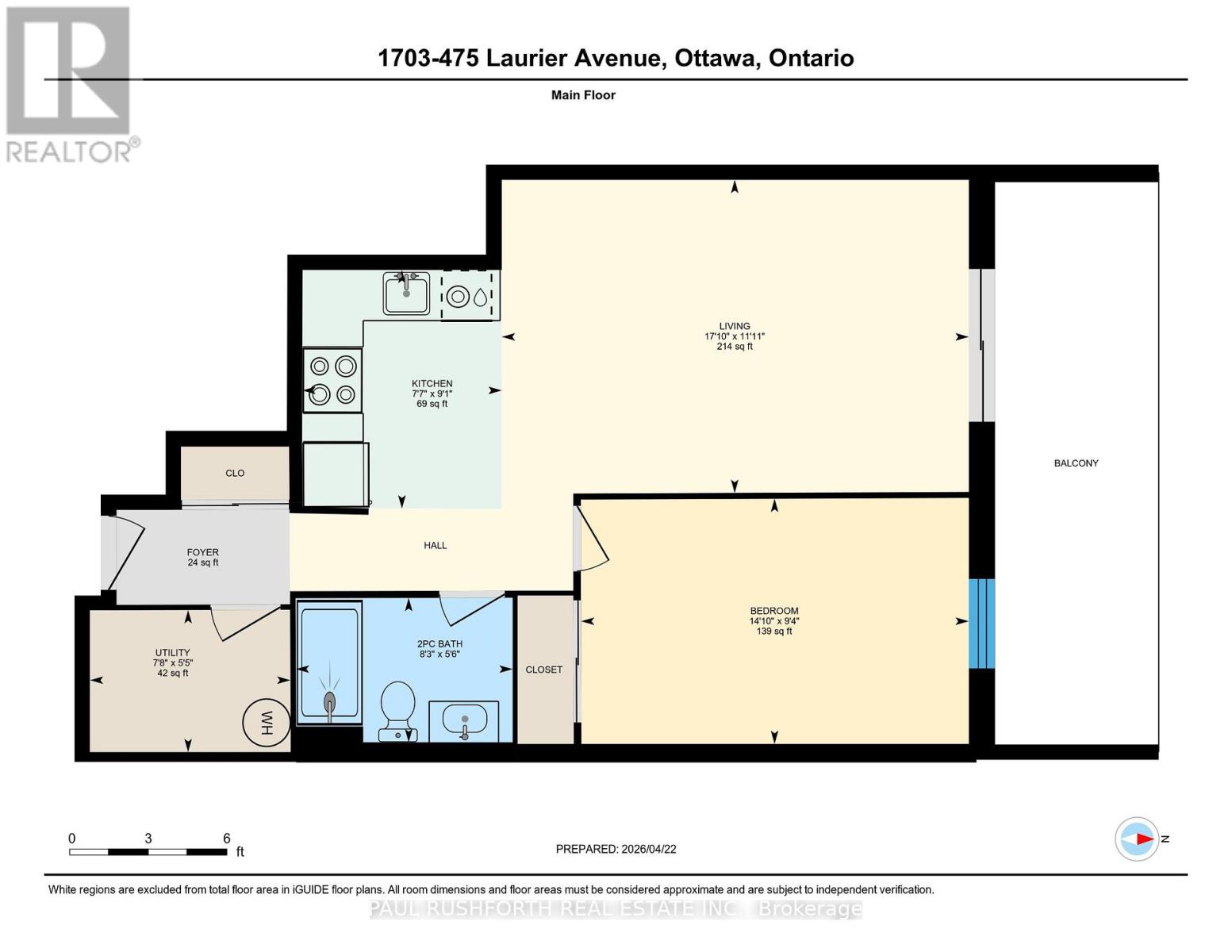 1703 - 475 Laurier Avenue W, Ottawa, Ontario  K1R 7X1 - Photo 20 - X13421156