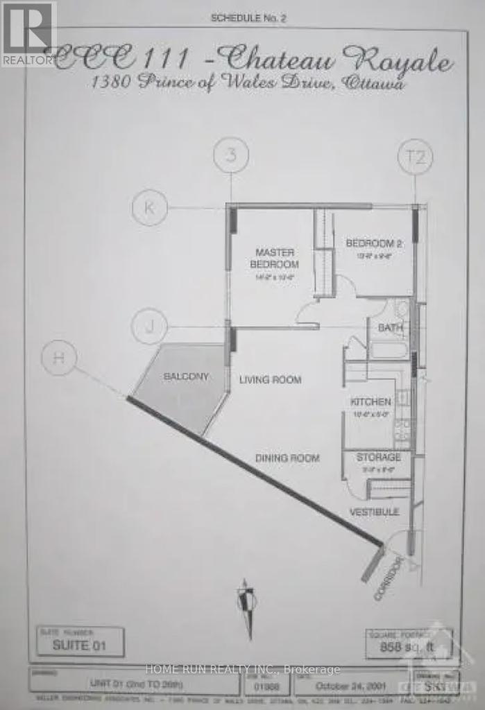 1401 - 1380 Prince Of Wales Drive, Ottawa, Ontario  K2C 3N5 - Photo 12 - X13425128